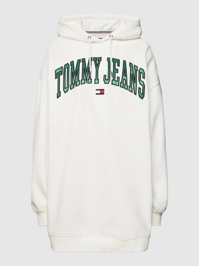Tommy Jeans Sweatkleid Mit Label-Stitching Modell 'COLLEGIATE' - Weiß 2 Tommy Jeans Sweatkleid Mit Label-Stitching Modell 'COLLEGIATE' - Weiß – Bild 2