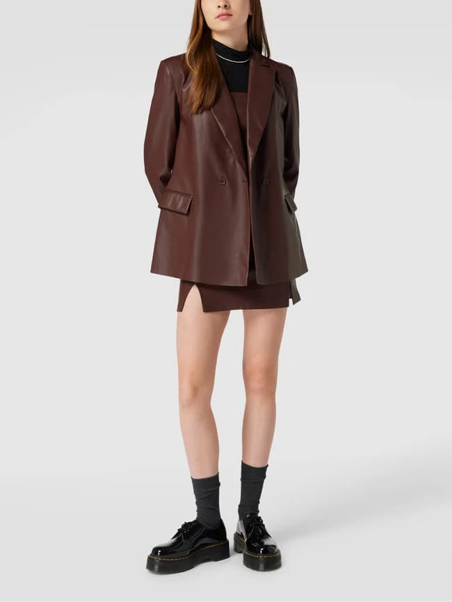 REVIEW Minikleid In Leder-Optik - Mittelbraun 1 REVIEW Minikleid In Leder-Optik - Mittelbraun