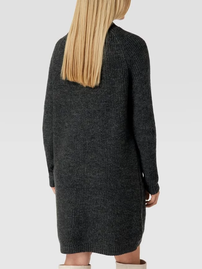 Only Knielanges Strickkleid Modell 'JADE' - Dunkelgrau Meliert 5 Only Knielanges Strickkleid Modell 'JADE' - Dunkelgrau Meliert – Bild 5
