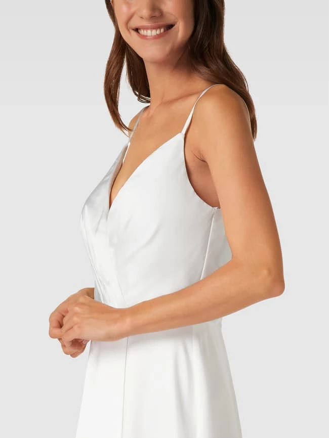 Luxuar Cocktailkleid In Wickel-Optik - Offwhite 3 Luxuar Cocktailkleid In Wickel-Optik - Offwhite – Bild 3