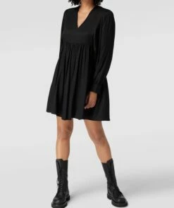 Marc O'Polo Blusenkleid Mit V-Ausschnitt - Schwarz