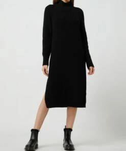 Levete Room Strickkleid Mit Alpaka-Anteil Modell 'Gymla' - Schwarz