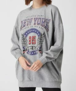 Only Sweatkleid Mit Print Modell 'Steph' - Hellgrau Meliert -Rock Geschäft 655kuhilad2kmja88553ckq8ap33edamap230ga1al94cla36975ai1ka593igq3ah334kaf8d43adaf8co36e9lckr32cb5c5hj4e9k6hh64e1ic5j34e35c5ijccr675j6cpg