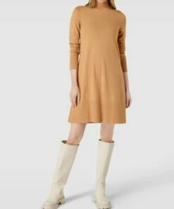 Esprit Collection Kleid In Strick-Optik Modell 'Nos August' - Camel