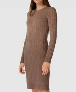 Lauren Ralph Lauren Strickkleid Mit Zopfmuster Modell 'DRUYET' - Beige Meliert -Rock Geschäft 697lcchla10l6gaj98p4ska7ad854c9l90ql2h2jal23aea4998jeh1k8ks4kcq28t0lcjaf6cokil1g8go32p1jc8s3iphi6som4phk68pjie34c8ojcob660p66p9kcdimac8