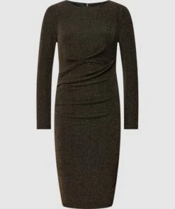 Montego Knielanges Kleid Mit Effektgarn - Gold