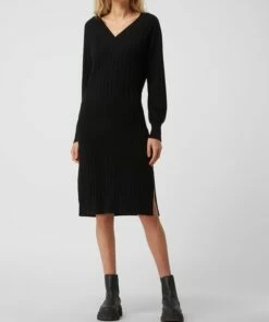 Fynch-Hatton Strickkleid Mit Kaschmir-Anteil - Schwarz