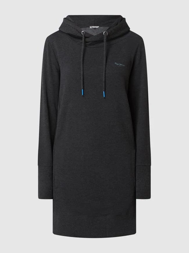 Pepe Jeans Sweatkleid Mit Kapuze Modell 'Gisela' - Schwarz 2 Pepe Jeans Sweatkleid Mit Kapuze Modell 'Gisela' - Schwarz – Bild 2