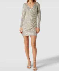 Paradi Cocktailkleid Mit Paillettenbesatz - Gold