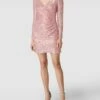 Paradi Cocktailkleid Mit Paillettenbesatz - Rosé