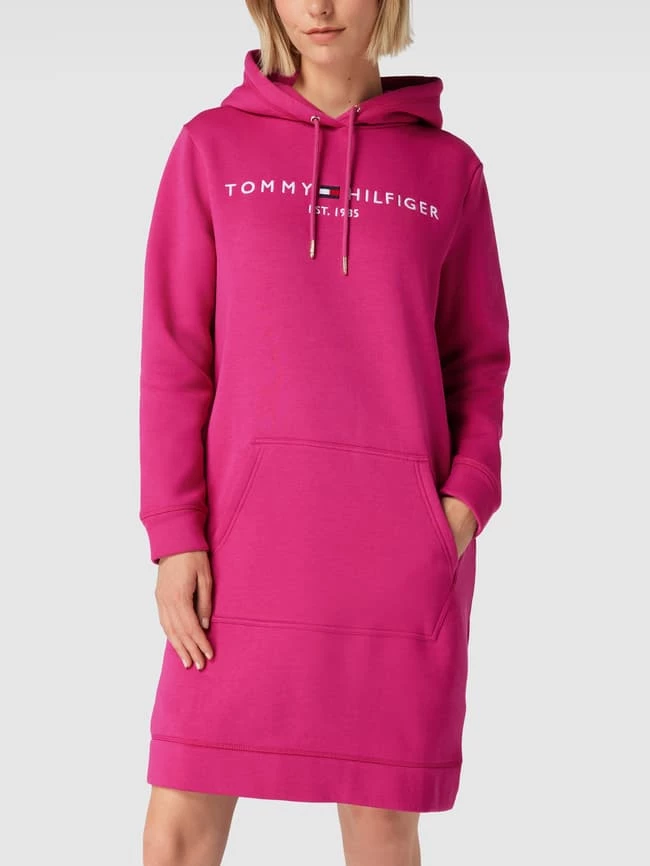 Tommy Hilfiger Sweatkleid Mit Logo-Stitching - Pink 4 Tommy Hilfiger Sweatkleid Mit Logo-Stitching - Pink – Bild 4