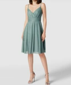 Jake*s Cocktail Cocktailkleid Mit Wickel-Optik - Schilf