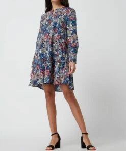 Jake*s Casual Minikleid Im Retro-Look - Dunkelgrau