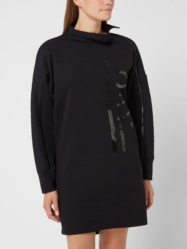 Sportalm Sweatkleid Mit Stretch-Anteil - Schwarz 4 Sportalm Sweatkleid Mit Stretch-Anteil - Schwarz – Bild 4