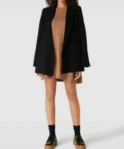 Vila Strickkleid Mit Rundhalsausschnitt Modell 'VICOMFY' - Sand