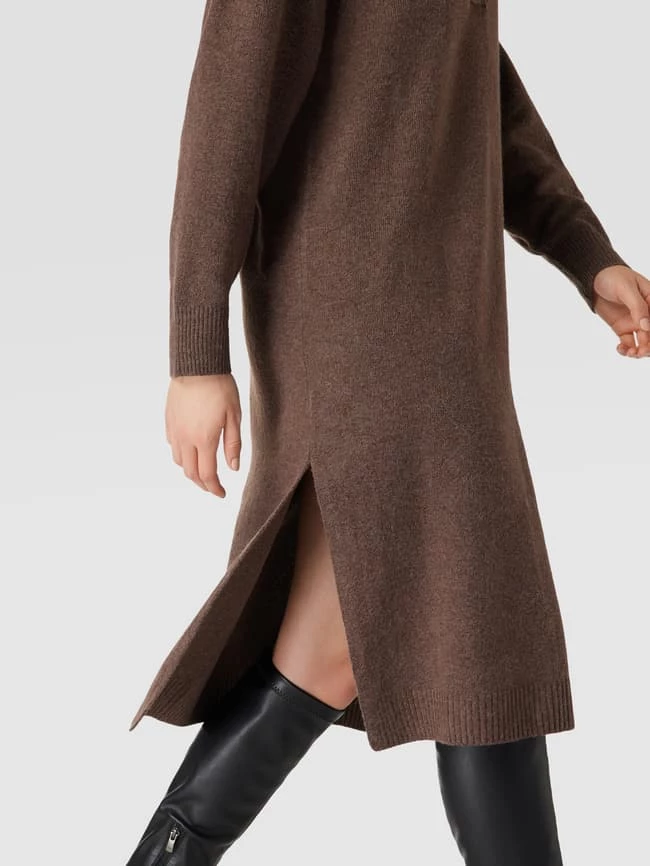 REVIEW Strickkleid Mit V-Ausschnitt - Schlamm Meliert 3 REVIEW Strickkleid Mit V-Ausschnitt - Schlamm Meliert – Bild 3