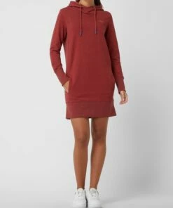 Pepe Jeans Sweatkleid Mit Kapuze Modell 'Gisela' - Dunkelrot