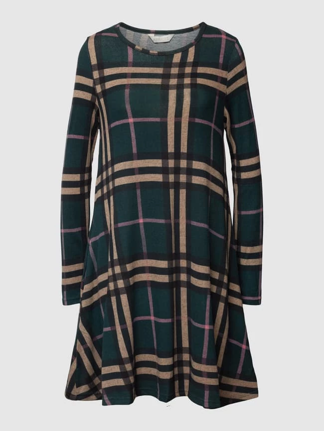 Apricot Strickkleid Mit Glencheck-Muster In Minilänge - Khaki 2 Apricot Strickkleid Mit Glencheck-Muster In Minilänge - Khaki – Bild 2