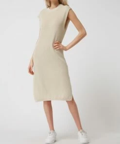 Only Strickkleid Mit Baumwoll-Anteil Modell 'Molly' - Offwhite