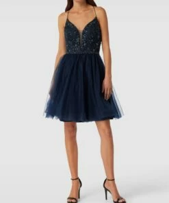 Laona Cocktailkleid In Minilänge - Dunkelblau