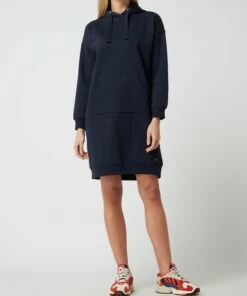 Tom Tailor Denim Sweatkleid Mit Kapuze - Marineblau