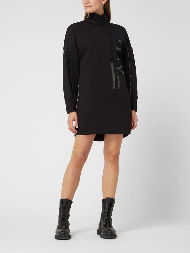 Sportalm Sweatkleid Mit Stretch-Anteil - Schwarz 1 Sportalm Sweatkleid Mit Stretch-Anteil - Schwarz