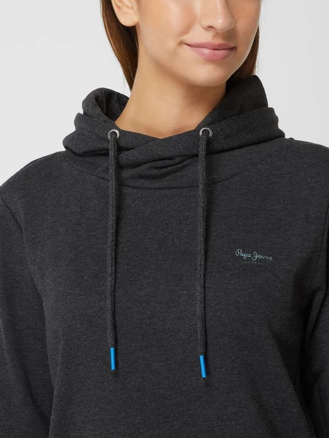 Pepe Jeans Sweatkleid Mit Kapuze Modell 'Gisela' - Schwarz 3 Pepe Jeans Sweatkleid Mit Kapuze Modell 'Gisela' - Schwarz – Bild 3