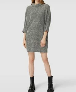 Apricot Minikleid Mit Allover-Muster - Schwarz