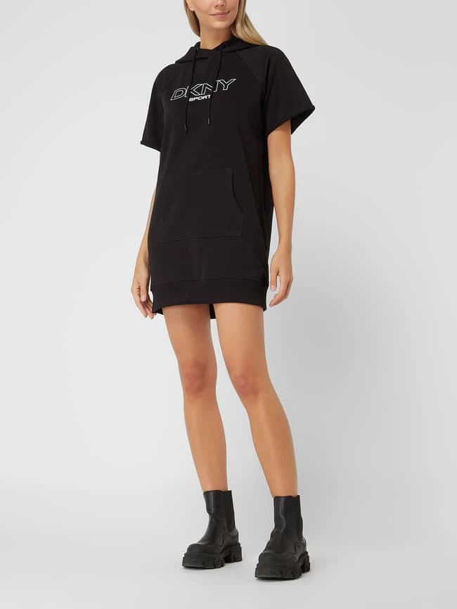 DKNY PERFORMANCE Sweatkleid Mit Kapuze - Schwarz 1 DKNY PERFORMANCE Sweatkleid Mit Kapuze - Schwarz