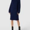 Drykorn Strickkleid In Ripp-Optik Modell 'ARWENIA' - Marineblau