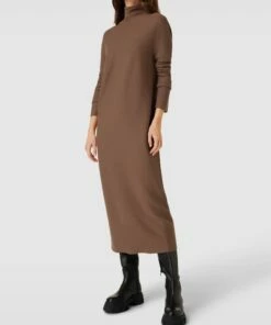 Drykorn Strickkleid Mit Rollkragen Modell 'JOSEPPA' - Camel Meliert