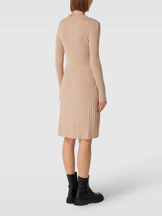 Montego Strickkleid In Midilänge - Sand 5 Montego Strickkleid In Midilänge - Sand – Bild 5