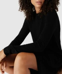 Vila Strickkleid Mit Rundhalsausschnitt Modell 'VICOMFY' - Schwarz -Rock Geschäft 850l2d2e9cq54d1n612kohpj8h8jal2a9pb56kiea0p4oghi8t9j0hi29p2l6d266d5j0d2c9ta54c9o60o34cpmcphm2cj6c9gjgc1k6pj6ae326thjepj361gjgd1ocopj4d0