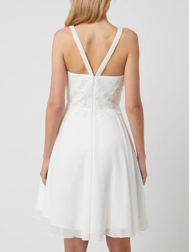 Luxuar Cocktailkleid Mit Herz-Ausschnitt - Offwhite 5 Luxuar Cocktailkleid Mit Herz-Ausschnitt - Offwhite – Bild 5