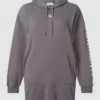 Calvin Klein Jeans Plus PLUS SIZE Sweatkleid Mit Kapuze - Mittelgrau