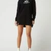 Alpha Industries Sweatkleid Mit Logo-Print - Schwarz