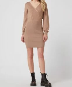 Guess Strickkleid Aus Viskosemischung Modell 'Eliane' - Beige