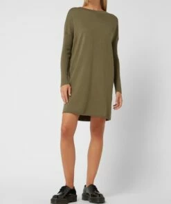 Esprit Strickkleid Mit überschnittenen Schultern - Khaki