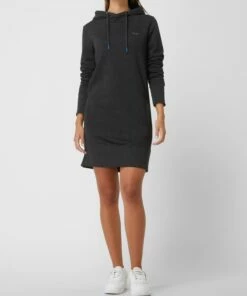 Pepe Jeans Sweatkleid Mit Kapuze Modell 'Gisela' - Schwarz