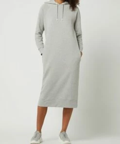Esprit Sweatkleid Mit Kapuze - Hellgrau Meliert
