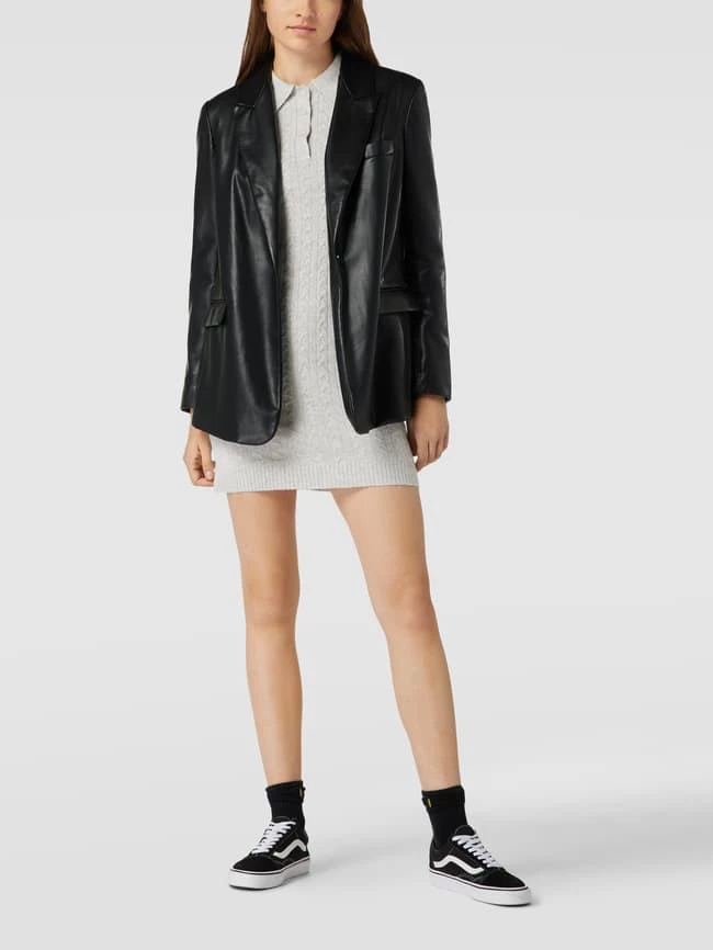 REVIEW Strickkleid Mit Zopfmuster - Hellgrau Meliert 1 REVIEW Strickkleid Mit Zopfmuster - Hellgrau Meliert