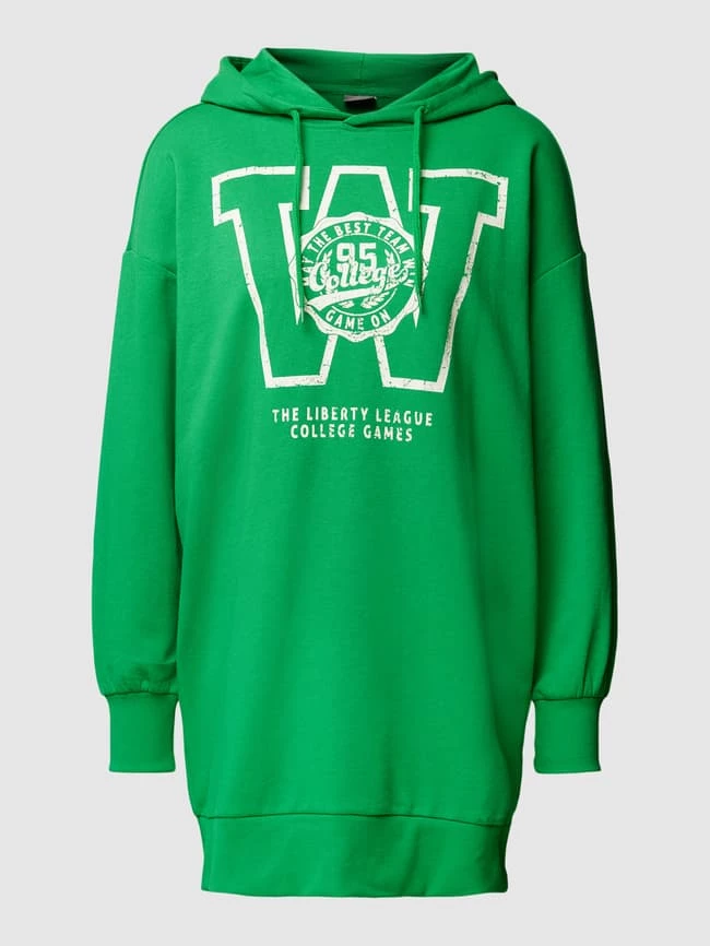 Only Sweatkleid Mit Motiv-Applikation - Grün 2 Only Sweatkleid Mit Motiv-Applikation - Grün – Bild 2