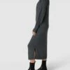Jake*s Casual Strickkleid Mit Rollkragen - Graphit Meliert