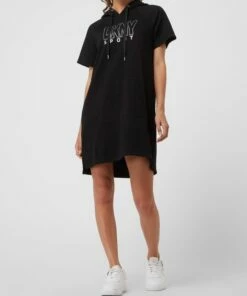 DKNY PERFORMANCE Sweatkleid Mit Strasssteinen - Schwarz