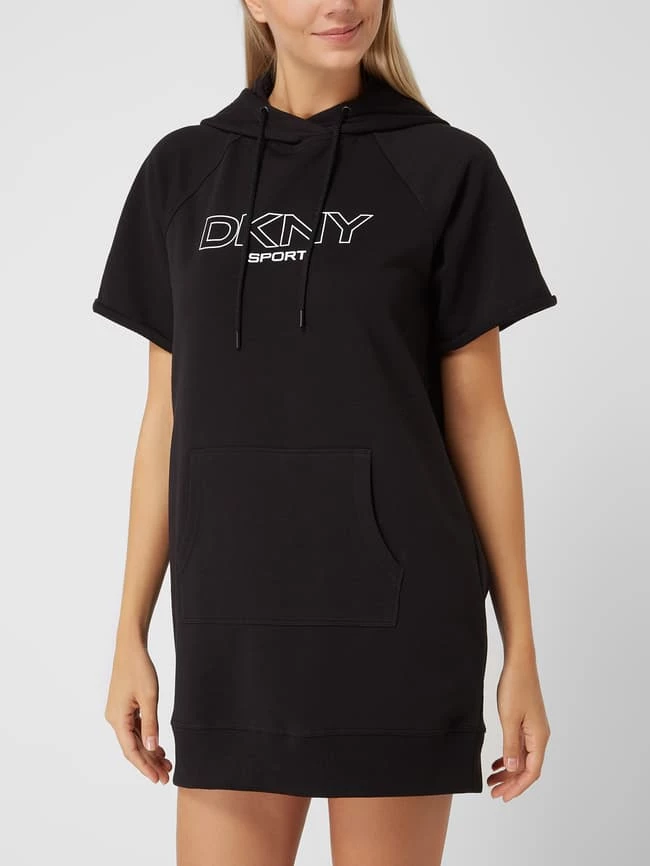 DKNY PERFORMANCE Sweatkleid Mit Kapuze - Schwarz 4 DKNY PERFORMANCE Sweatkleid Mit Kapuze - Schwarz – Bild 4