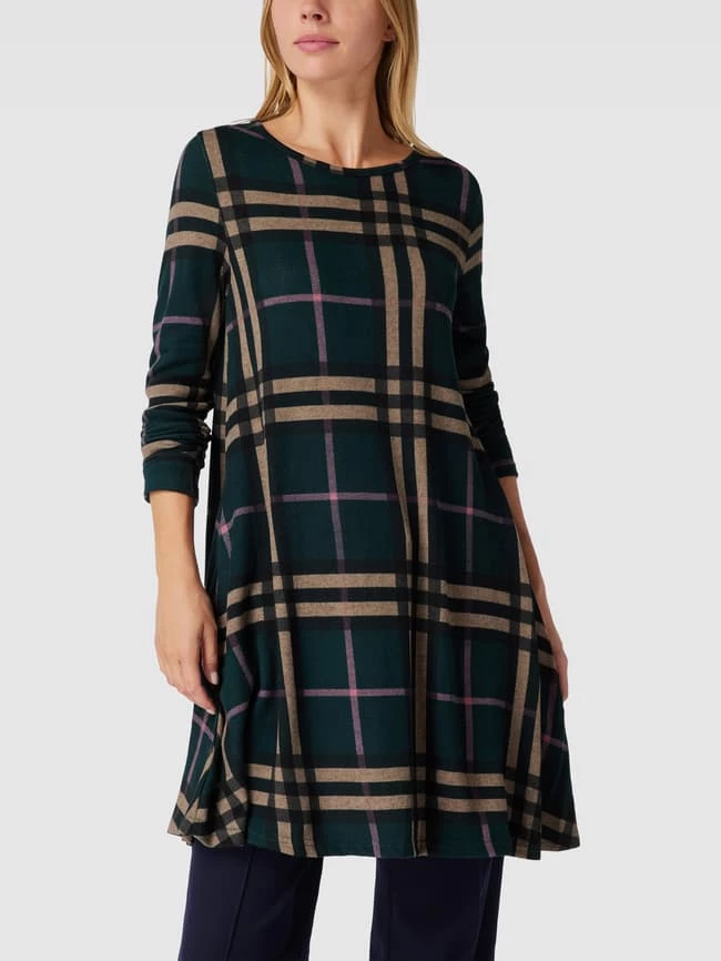 Apricot Strickkleid Mit Glencheck-Muster In Minilänge - Khaki 4 Apricot Strickkleid Mit Glencheck-Muster In Minilänge - Khaki – Bild 4