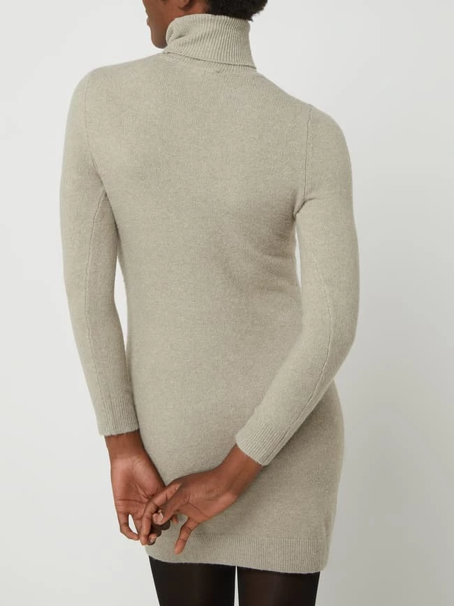 REVIEW Strickkleid Mit Rollkragen - Stein Meliert 5 REVIEW Strickkleid Mit Rollkragen - Stein Meliert – Bild 5