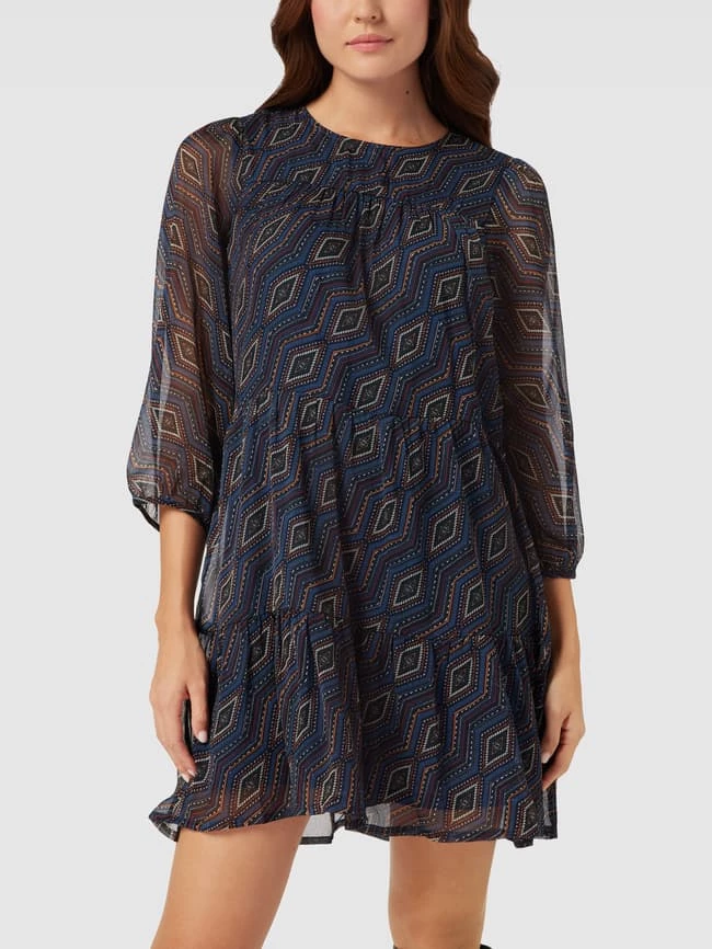 Only Minikleid Mit Volantsaum Modell 'FRANCESCA' - Rauchblau 4 Only Minikleid Mit Volantsaum Modell 'FRANCESCA' - Rauchblau – Bild 4