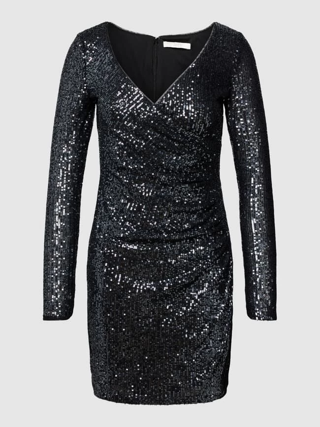 Jake*s Cocktail Cocktailkleid Mit Strasssteinbesatz - Dunkelgrau Meliert 2 Jake*s Cocktail Cocktailkleid Mit Strasssteinbesatz - Dunkelgrau Meliert – Bild 2