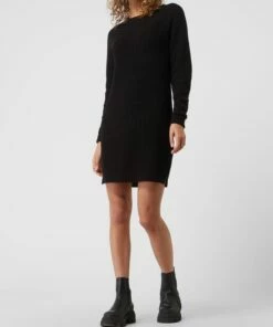 Noisy May Strickkleid Mit Raglanärmeln Modell 'Siesta' - Schwarz